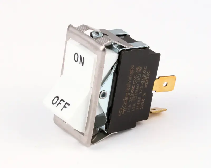 Blodgett 6497 SWITCH; ROCKER; SPST; WHITE, 2T (ON / OFF).