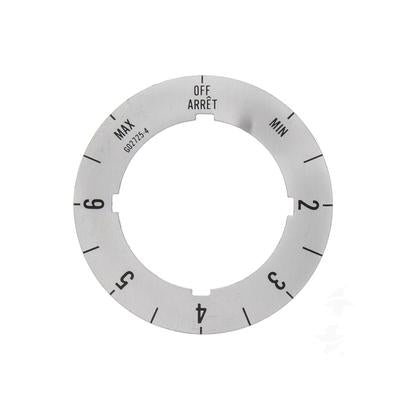 Garland G02725-4 DIAL INSERT (OFF/MIN/2-6/MAX)
