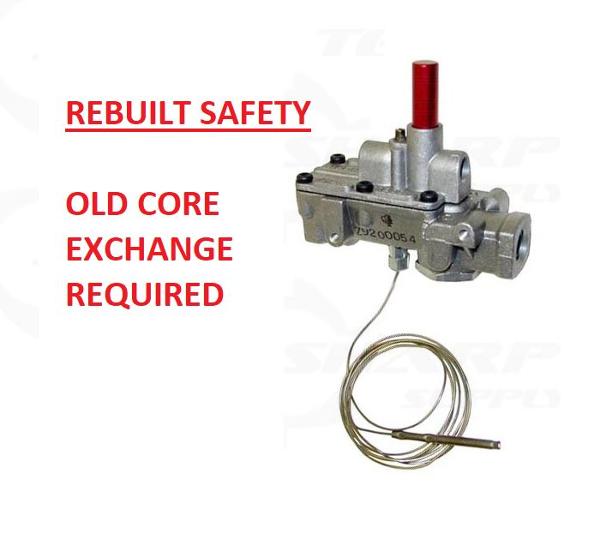 Generic ASC 5070-6106 SAFETY, FMDA PILOT IN/OUT, 3/8" NPT, 54" CAP, @ 1" LONG BUTTON, (VULCAN) *REBUILT*
