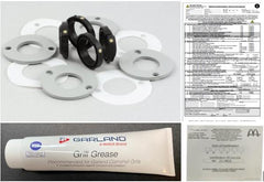 Garland 080000034 CERTIFICATION KIT, 2 PLATEN, SPLIT VITON (MODELS 9501 & 9801 PRIOR TO S/N 9905 ONLY)