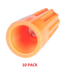 Generic ASC 3895-2110 WIRE NUT 22-14 (5/2) 600V, ORANGE, 10-PACK