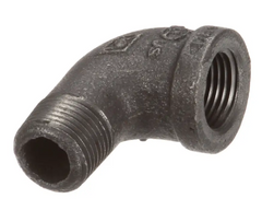 Cleveland 05252 STREET ELBOW, 90 DEGREE, 1/2", BLACK IRON