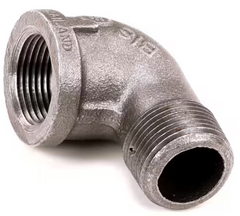 Champion 100134 STREET ELBOW, 90 DEGREE, 1", BLACK IRON