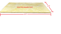Alto Shaam IN-22265 INSULATION 1"X2'X4' BOARD (PRICED PER SQ FT. EACH BOARD IS 8 SQ FT.)