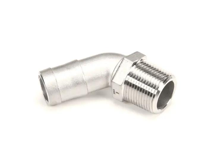 CMA Dishmachines 04604.00 ELBOW, 35 DEG, MALE THREAD X BARB,