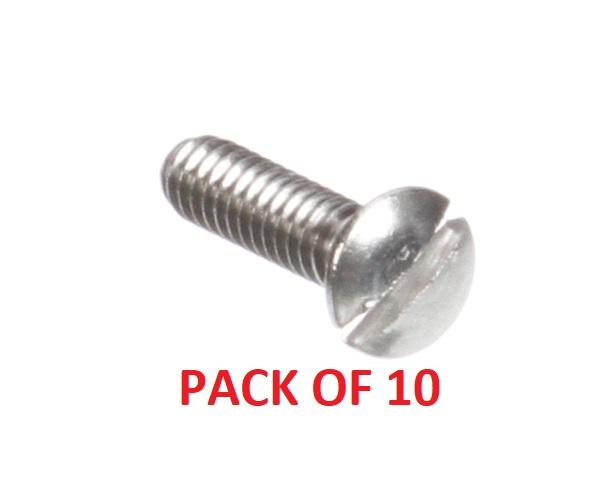 Hobart (WW) SC-023-10-PK10 | MACH SCREW 10-24 X 3/4 OVAL HD (Pkg of 10)