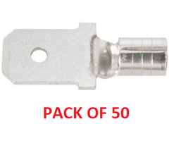 Generic ASC 4010-1040 TERMINAL-MALE DISC 22-18 GA, 1/4" TAB 900F (50PK)