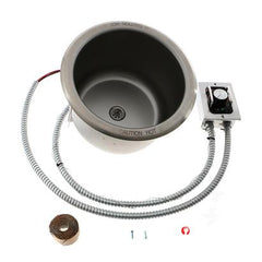 Hatco HWBH-7QTD ROUND DROP IN W/DRAIN 7QT HEATED 120V 800W