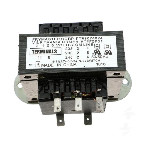 Frymaster 8074024 TRANSFORMER, 208-240/12V 60VA