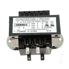 Frymaster 8074024 TRANSFORMER, 208-240/12V 60VA