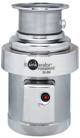 Insinkerator SS200-3PH ***DISPOSER, BASE UNIT, 2 HORSEPOWER, 3 PHASE    *SPECIAL HANDLING REQUIRED*