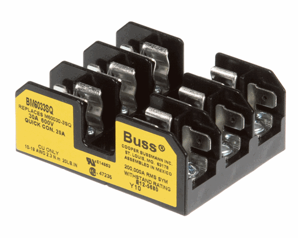 Champion / Moyer Diebel 106925 FUSE BLOCK 600V/30A 3P CC TYPE