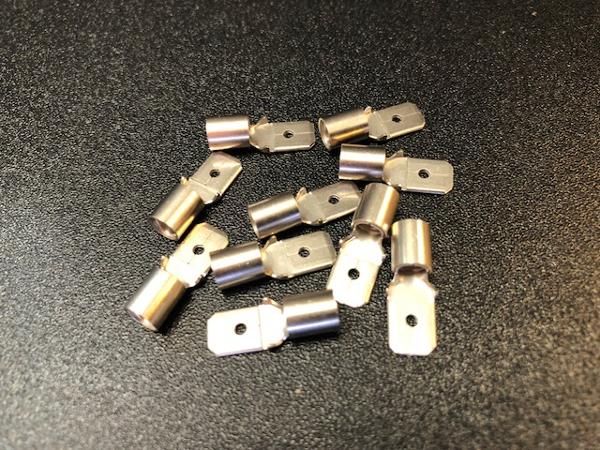 Generic ASC 4010-1043 TERMINAL-MALE DISC 12-10 GA, 1/4" TAB 900F (10PK)