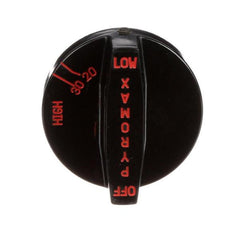 Southbend Range 1179233 KNOB / DIAL, BURNER VALVE,VALVE,HIGH RATE OPEN TOP, PYROMAX [OFF / HI / 30-20 / LOW]
