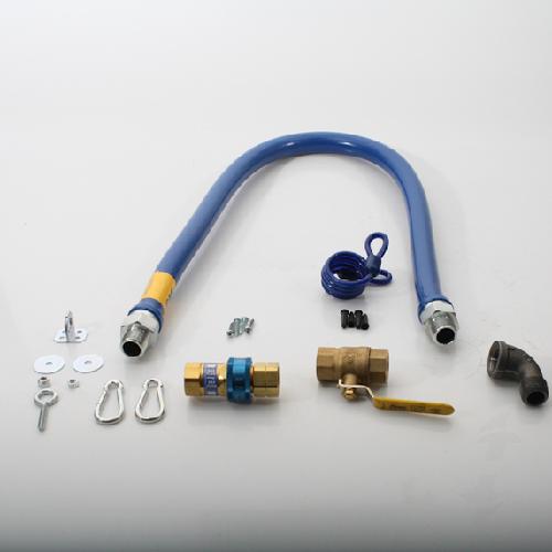 Dormont 1675KIT48 GAS HOSE KIT COMPLETE 3/4" X 48"
