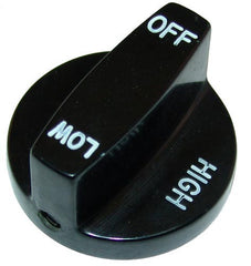 Southbend Equivalent 1073498 KNOB, BURNER VALVE [OFF / HIGH / LOW]