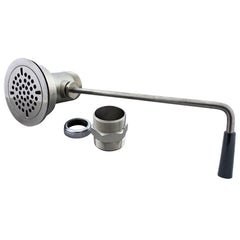 Generic ASC 7090-1032 DRAIN, TWIST WASTE, 3-1/2" SINK OPENING W/ ADAPTER FOR 1-1/2" TO 2" NPS DRAIN OUTLE