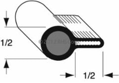 Generic ASC 7440-0330 GASKET, RUBBERIZED SPONGE, 1/2" PER FOOT