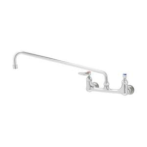 T&S Brass B-0230 | FAUCET ASSY W/ 18" NOZZLE, WALL MOUNT - 8" CENTER