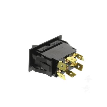 Blodgett 30465 SWITCH; ROCKER DPDT MATT BLACK.