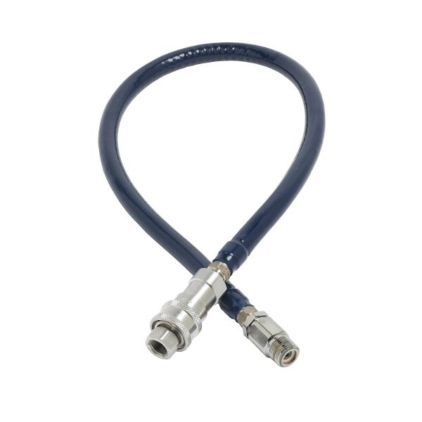 T&S Brass HW-4C-72 WATER HOSE W/QUICK DISCONNECT, 1/2 DIA, 72" LONG