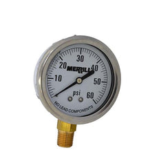 Generic ASC 8400-1045 PRESSURE GUAGE, 1/4 NPT, 0-60