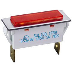 Generic ASC 3870-2112 LIGHTAMBER 1 1/4X5/16 125 RECTANGLE