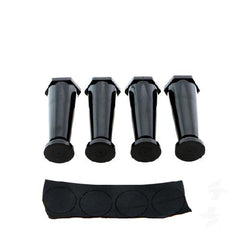 Bunn 13255.0003 KIT, LEG-4.0 ADJ BLK PLSTC FLG