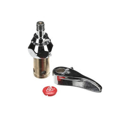 T&S Brass 002712-40 CARTRIDGE ASSY, ETERNA, SPRING CHECK (HOT-RED-RTC) OLD STYLE| INCLUDES: SPINDLE, BONNET, LEVER HANDLE ASSY & REMOVEABLE INSERT