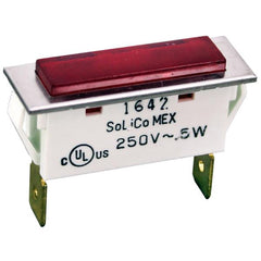Generic ASC 3870-2109 LIGHT RED 1 1/4X5/16 250V 1/4 RECTANGLE