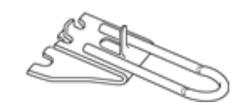 Generic ASC 7467-1513X EXTENDED 513 SHELF CLIP, CHROME