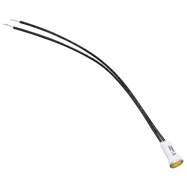 Generic ASC 3870-2318 LAMP, AMBER FLUSH 1/2 125V LEADS